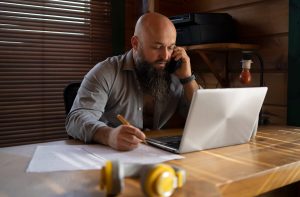 homeowner notarize deed online using a digital notary seal on a secure video call